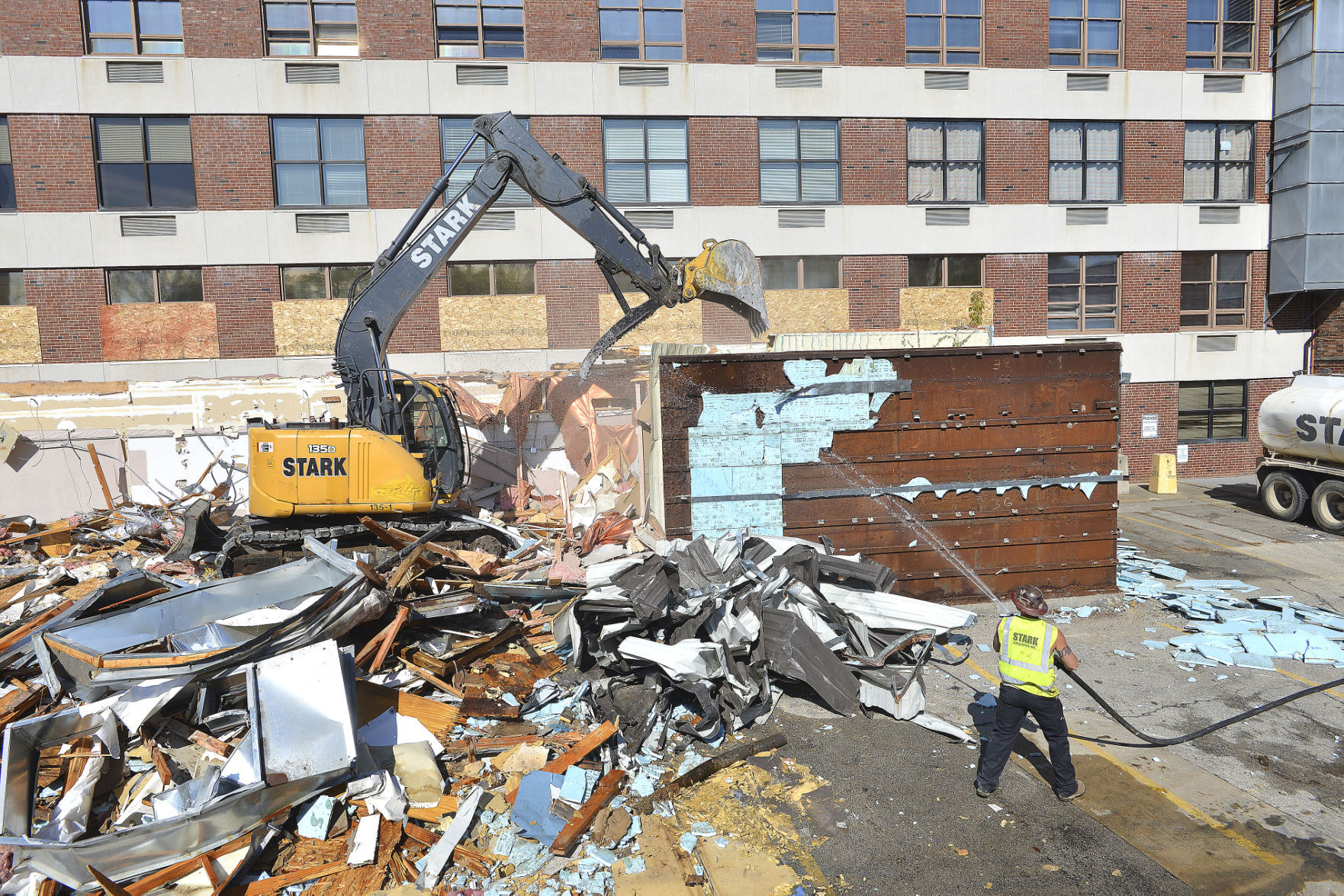 Demolition work